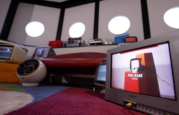 パソコンの映像をブラウン管テレビから出力